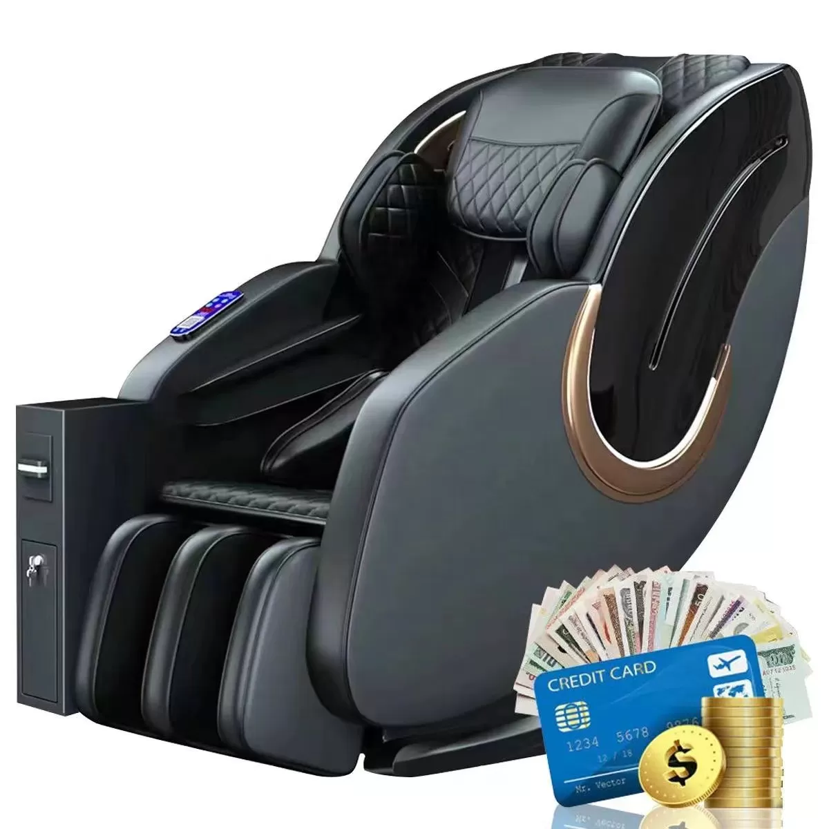 4D Vending Massage Chair with SL Track Heat Therapy thumbnail 3